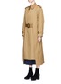 Front View - Click To Enlarge - TOGA ARCHIVES - Pleated taffeta trench coat