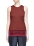 Main View - Click To Enlarge - TOGA ARCHIVES - Mesh trim rib tank top