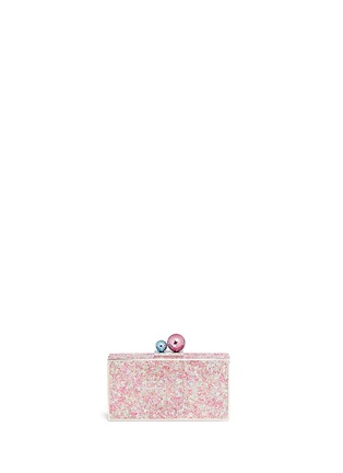 Main View - Click To Enlarge - SOPHIA WEBSTER - 'Clara' iridescent crystal embellished box clutch