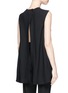 Back View - Click To Enlarge - VICTORIA BECKHAM - Open back sleeveless martingale top