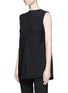 Front View - Click To Enlarge - VICTORIA BECKHAM - Open back sleeveless martingale top