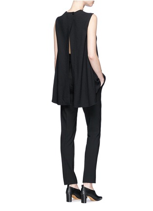 Figure View - Click To Enlarge - VICTORIA BECKHAM - Open back sleeveless martingale top