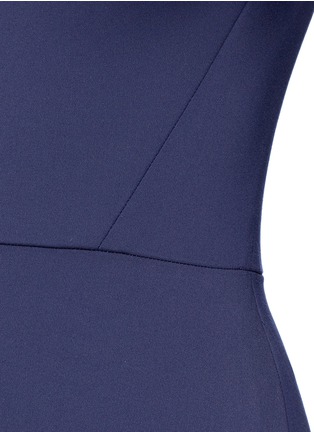 Detail View - Click To Enlarge - VICTORIA BECKHAM - Zip back V-neck dress