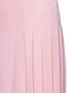 Detail View - Click To Enlarge - VICTORIA BECKHAM - Pleated side crepe midi skirt