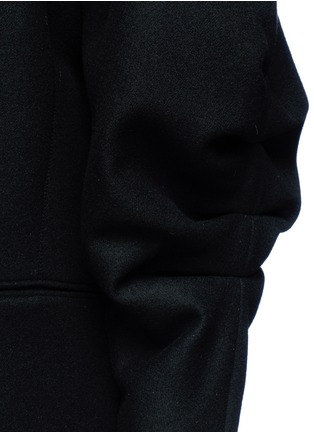 Detail View - Click To Enlarge - VICTORIA BECKHAM - Puff raglan sleeve virgin wool melton coat