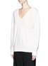 Front View - Click To Enlarge - VICTORIA BECKHAM - Double V-neck wool sweater