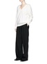 Figure View - Click To Enlarge - VICTORIA BECKHAM - Double V-neck wool sweater
