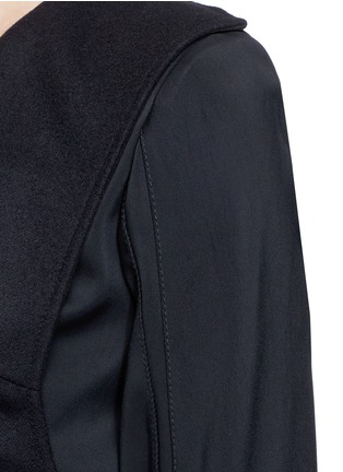 Detail View - Click To Enlarge - VICTORIA BECKHAM - Long sleeve open back top