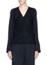 Main View - Click To Enlarge - VICTORIA BECKHAM - Long sleeve open back top