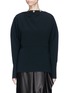 Main View - Click To Enlarge - VICTORIA BECKHAM - Button neck cocoon sleeve cady crepe top