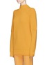 Front View - Click To Enlarge - VICTORIA BECKHAM - Oversized wool gauge cable knit poloneck sweater