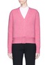 Main View - Click To Enlarge - VICTORIA BECKHAM - Buckle belt V-neck wool sweater