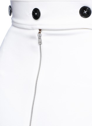 Detail View - Click To Enlarge - VICTORIA BECKHAM - Open back dense rib jersey dress