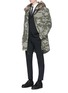 Figure View - Click To Enlarge - MR & MRS ITALY - Coyote fur camouflage canvas parka