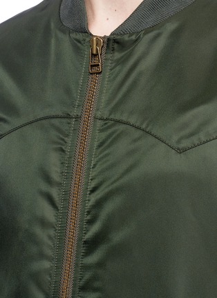 Detail View - Click To Enlarge - MR & MRS ITALY - 'New York' rabbit fur bomber jacket