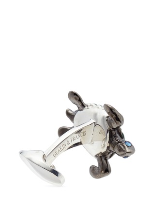 Detail View - Click To Enlarge - DEAKIN & FRANCIS  - Turtle sterling silver cufflinks