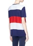 Back View - Click To Enlarge - 72883 - 'Scoot' colourblock stripe towelling sweater