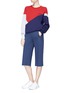 Figure View - Click To Enlarge - 72883 - 'Waterboy' colourblock Merino wool sweater