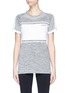 Main View - Click To Enlarge - 72883 - 'Varsity' colourblock compression panel performance T-shirt