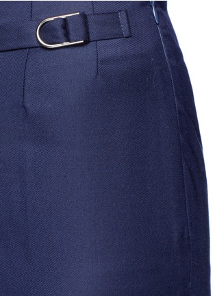 Detail View - Click To Enlarge - GABRIELA HEARST - High waist twill skinny pants