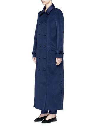 Detail View - Click To Enlarge - GABRIELA HEARST - Reversible bonded twill trench coat