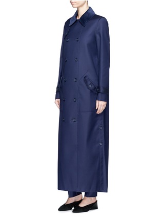 Figure View - Click To Enlarge - GABRIELA HEARST - Reversible bonded twill trench coat