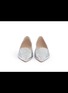Front View - Click To Enlarge - SOPHIA WEBSTER - 'Bibi Butterfly' wing embroidered mirror leather flats