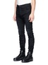 Front View - Click To Enlarge - R13 - 'Skywalker' ruched skinny jeans