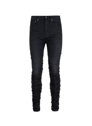 Main View - Click To Enlarge - R13 - 'Skywalker' ruched skinny jeans