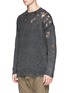 Front View - Click To Enlarge - R13 - Distressed sweater