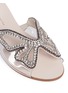 Detail View - Click To Enlarge - SOPHIA WEBSTER - 'Madame Butterfly' jewelled slippers