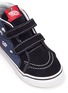 Detail View - Click To Enlarge - VANS - x Peanuts 'SK8-Mid Reissue' Flying Ace print toddler sneakers