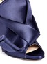 Detail View - Click To Enlarge - NO.21 - Bow satin mules