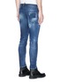 Back View - Click To Enlarge - 71465 - 'Clement' ripped skinny jeans