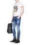 Figure View - Click To Enlarge - 71465 - 'Clement' ripped skinny jeans