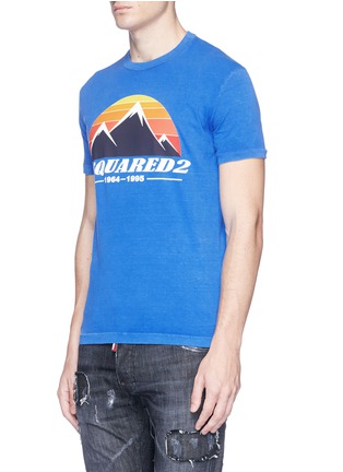 Front View - Click To Enlarge - 71465 - 'D2' mountain print T-shirt