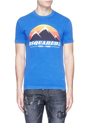 Main View - Click To Enlarge - 71465 - 'D2' mountain print T-shirt