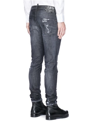Back View - Click To Enlarge - 71465 - 'Cool Guy' ripped skinny jeans