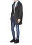 Figure View - Click To Enlarge - 71465 - 'Cool Guy' patch skinny jeans