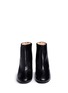 Front View - Click To Enlarge - ACNE STUDIOS - Colourblock leather ankle boots