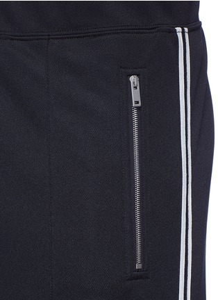 Detail View - Click To Enlarge - MAISON MARGIELA - Stripe outseam pintucked jogging pants