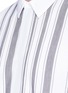 Detail View - Click To Enlarge - MAISON MARGIELA - Mix stripe panel shirt