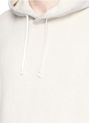 Detail View - Click To Enlarge - MAISON MARGIELA - Reverse French terry hoodie