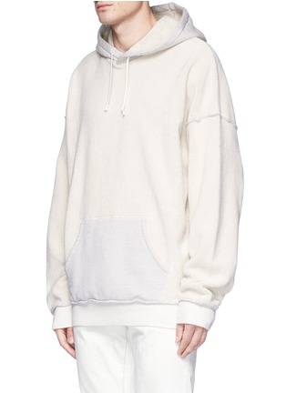 Front View - Click To Enlarge - MAISON MARGIELA - Reverse French terry hoodie