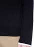 Detail View - Click To Enlarge - MAISON MARGIELA - Contrast cuff wool sweater