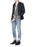 Figure View - Click To Enlarge - MAISON MARGIELA - Washed slim fit jeans