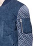 Detail View - Click To Enlarge - FDMTL - Geometric embroidered brushed MA-1 bomber jacket