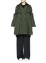 Main View - Click To Enlarge - PORTS 1961 - Frayed twill trench coat