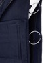 Detail View - Click To Enlarge - PORTS 1961 - Reversible stripe wool melton long gilet