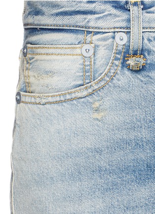 Detail View - Click To Enlarge - R13 - Skirt overlay ripped cropped jeans